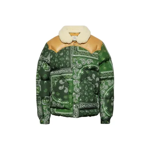 BAPE BLACK Зеленый Мужской Пуховик