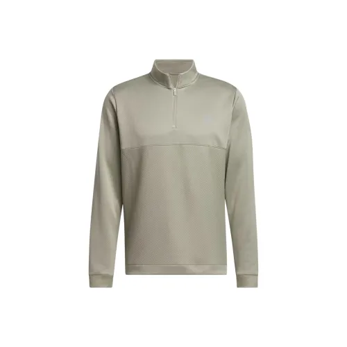 Adidas Ultimate365 Текстурированный Топ на молнии Куртки и Пальто Мужской Серый Глейш