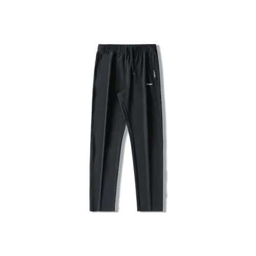 LINING Черные Мужские Вязаные Спортивные Штаны
