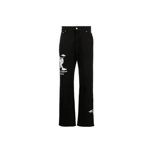 REPRESENT Черные Мужские Джинсы