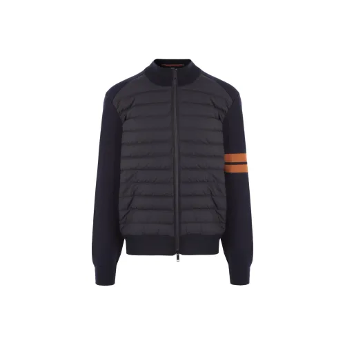 Zzegna Пуховик Мужской Морской Синий
