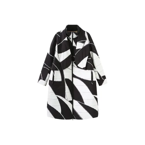 JI CHENG Хлопковый пуховик унисекс разноцветный