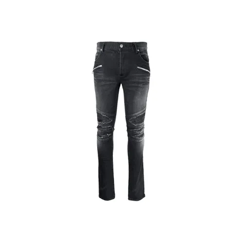 BALMAIN Мужские черные джинсы