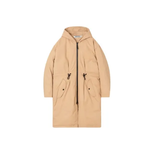 Onitsuka Tiger Хлопковый пуховик Мужской Коричневый