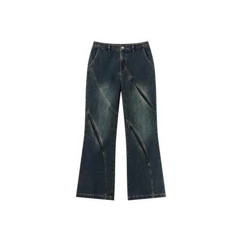 MODITEC Темно-синий Унисекс Джинсы