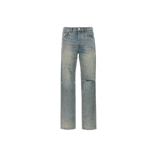 AMIRI Men's Blue Jeans AMIRI Мужские синие джинсы