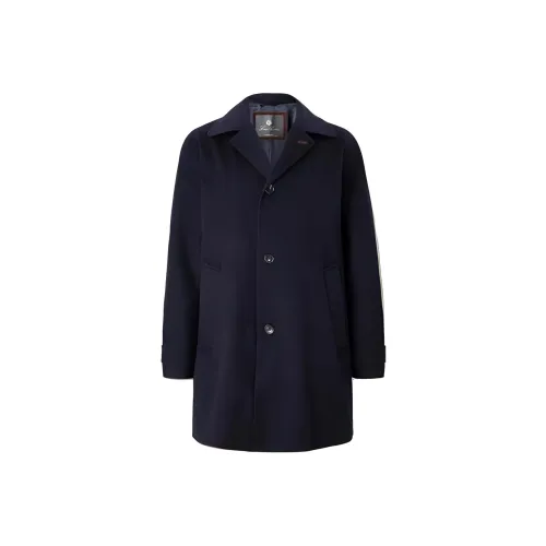 Loro Piana Морской Синий Мужской Тренч