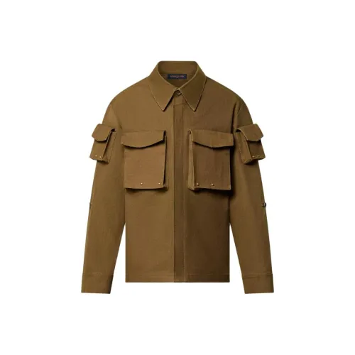 LOUIS VUITTON SS24 Куртки и Пальто Мужской Коричневый