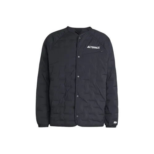 Adidas Terre FW24 XPERIOR Супер Гусиный пух Куртка Пуховик Мужской Черный