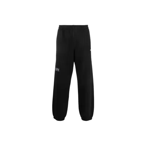 Off Белый SS22 Черный Мужские Вязаные Спортивные Штаны