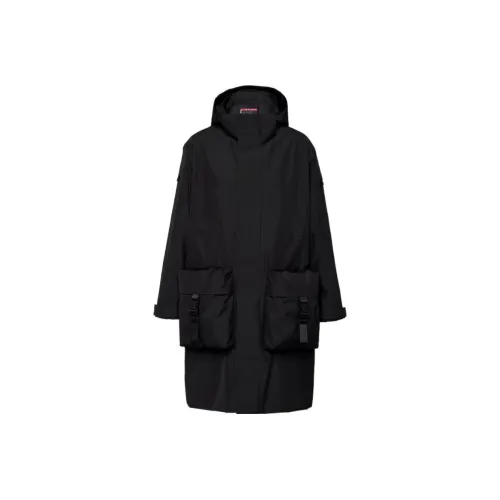 PRADA Черный Мужской Тренч