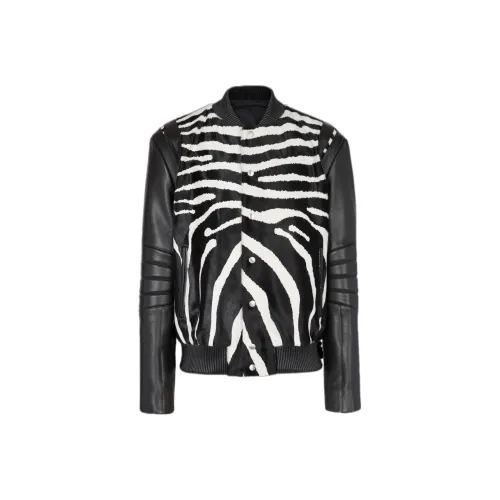 BALMAIN Черные Мужские Кожаные Куртки