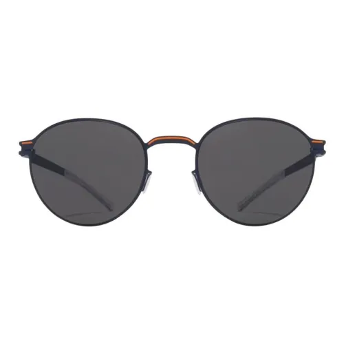 MYKITA Нержавеющая сталь силикон круглые солнцезащитные очки унисекс синий