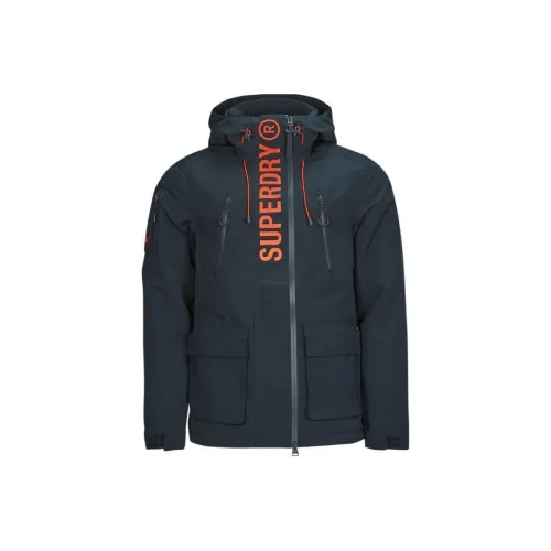 SUPERDRY Мужские синие куртки
