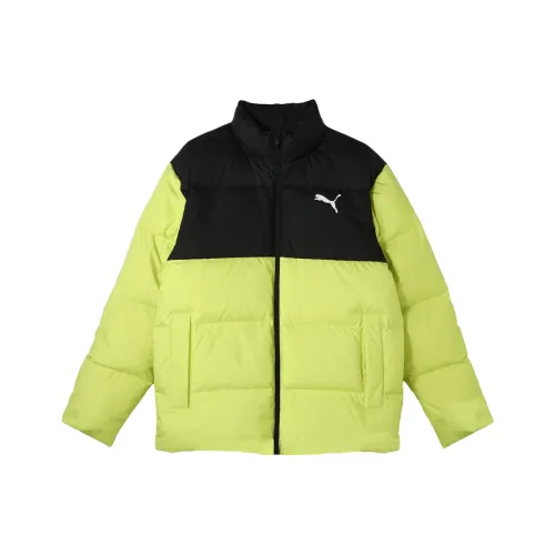 PUMA ESS+ Пуховик Мужской Пуховик Лайм Зеленый