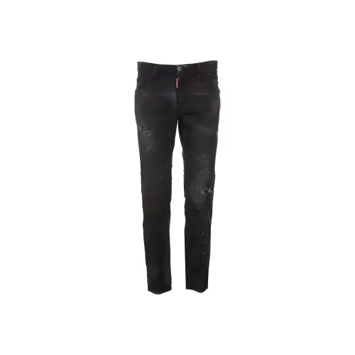 DSQUARED 2 Мужские черные джинсы