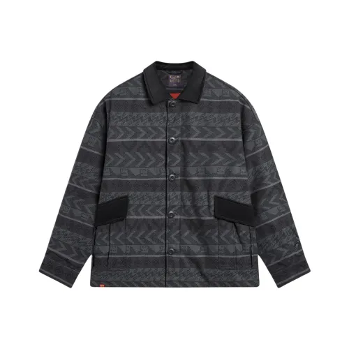 LINING Sports Life Collection Пуховик Унисекс Черный Жаккард