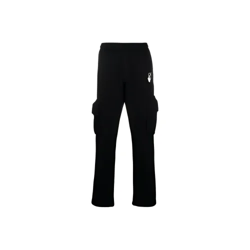 Off Белый SS21 Черный Мужские Вязаные Спортивные Штаны