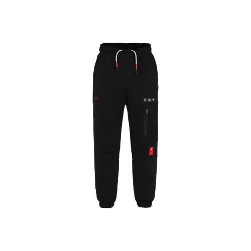 Nike Черные Мужские Вязаные Тренировочные Штаны