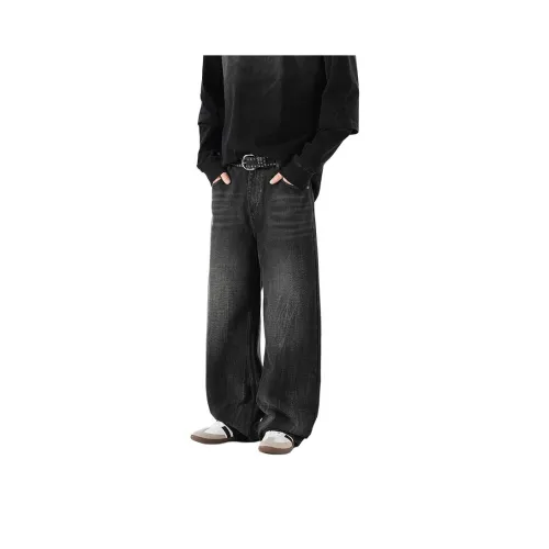 & V & Черные Мужские Джинсы