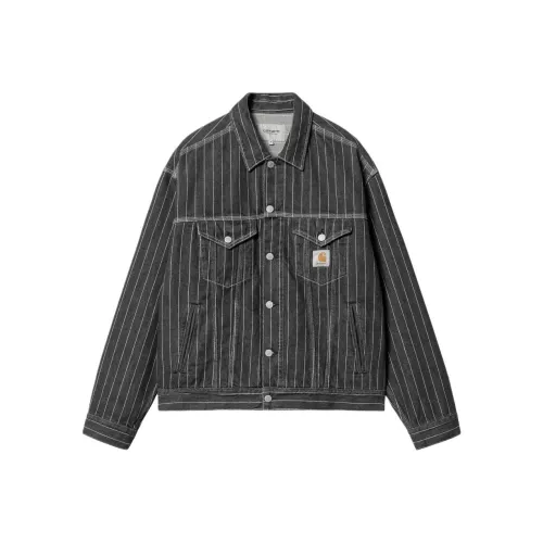 Carhartt WIP Orlean Stripe Куртка Куртки Пальто Мужской Черный