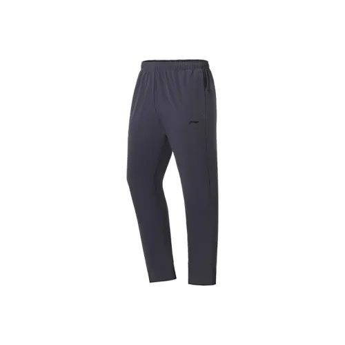 Лайнер Вязаные Тренировочные Штаны Мужские Эбеново-Черные