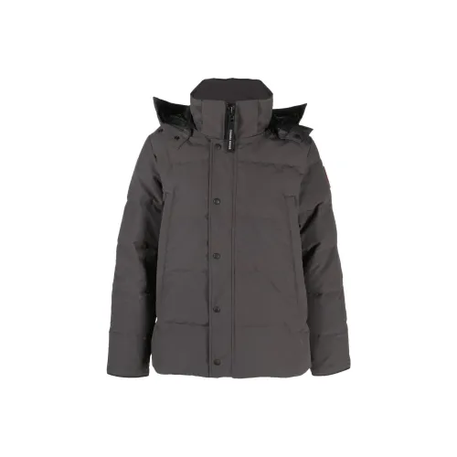 Canada Goose Wyndham Series Пуховик Мужской Угольный Серый