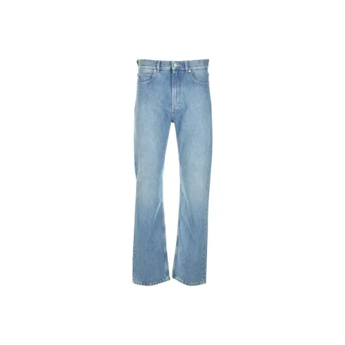 Ferragamo Light Blue Men's Jeans Феррагамо Светло-Синие Мужские Джинсы