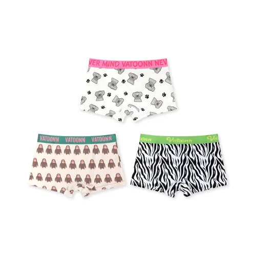 HUADIANPINSE Нижнее белье Женское 3 упаковки Горилла Споттед Собака