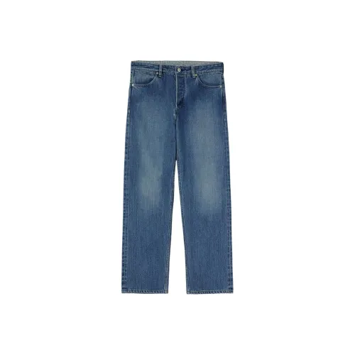 JIL SANDER Розовые/Синие Мужские Джинсы