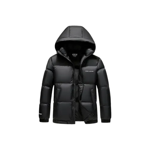SIBANU Черный мужской пуховик