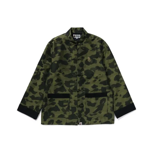 A BATHING APE Куртки Пальто Мужской Зеленый