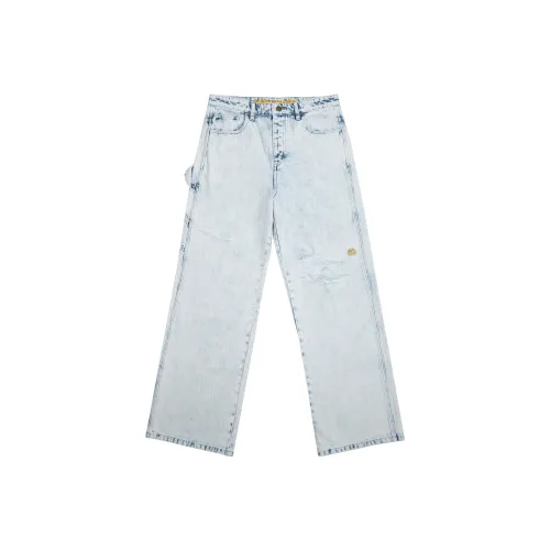 Drew House Crush Series Промытый синий Унисекс Джинсы