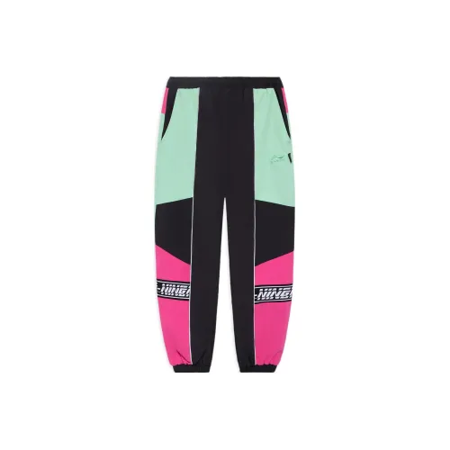 LINING China Li Ning Цветовые блоки Мужские Вязаные Тренировочные Штаны