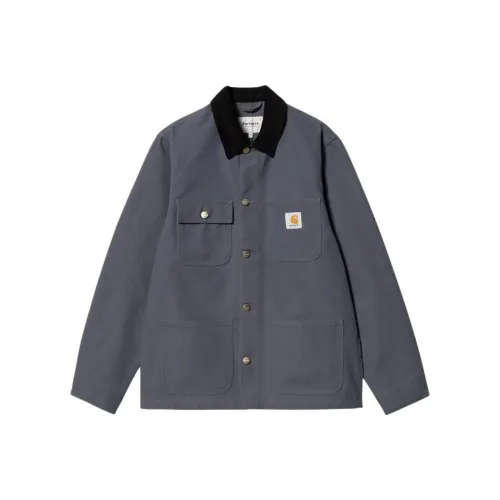 Carhartt WIP SS24 Michigan Chore Пальто Весна Куртки Пальто Мужской Синий Черный