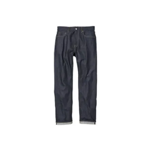 UNIQLO Темно-синие унисекс джинсы