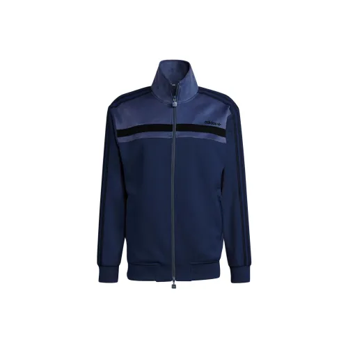 Adidas Originals Премиум TRACK TOP Куртки и Пальто Мужской Темно-синий