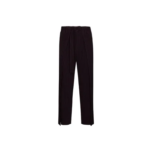 Homme Plissé Issey Miyake Черные Мужские Повседневные Штаны