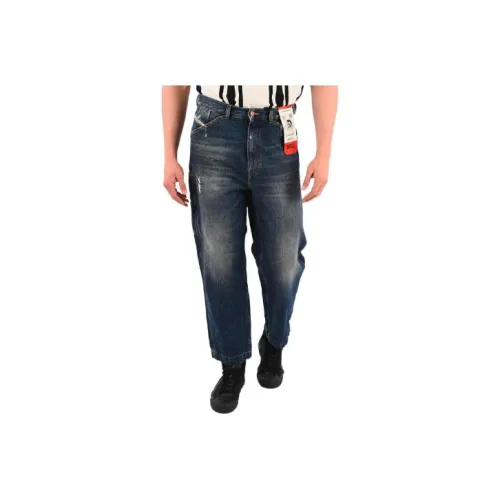 DIESEL Темно-синие мужские джинсы