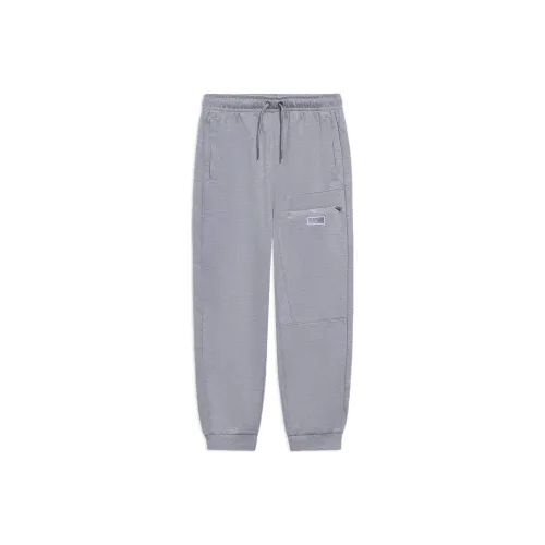 LINING Вязаные тренировочные брюки мужские серые