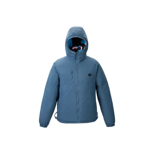 Adidas Originals Пуховик Мужской Черный Розовый Темно-Синий