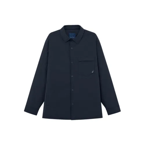 NAUTICA Пуховик Мужской Темно-Синий