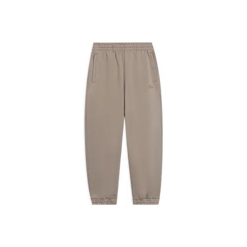 LINING Sports Trend Series Вязаные Тренировочные Штаны Мужские Олень Коричневый