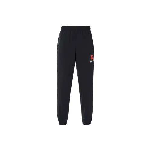 Adidas Черные Мужские Вязаные Тренировочные Штаны