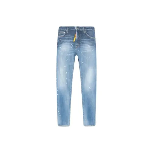 DSQUARED 2 Light Blue Denim Men's Jeans DSQUARED 2 Светло-голубой деним Мужские Джинсы