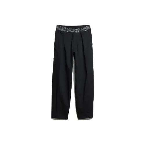 Adidas x And wander Collaboration Adidas Terre Вязаные Тренировочные Штаны Мужские Черные