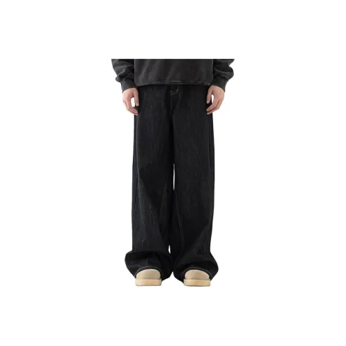 MASHAO Джинсы Мужские Оригинальные Черный Деним