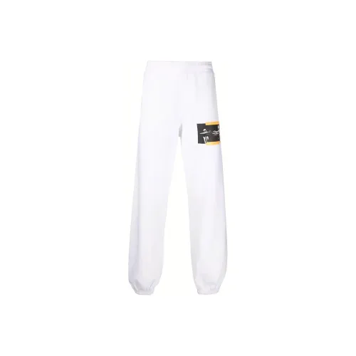 Off Белый FW21 Вязаные Спортивные Штаны Мужские