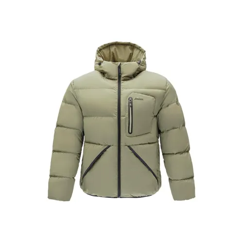 Mizuno MIGRANT Series Пуховик Мужской Белый Желтый