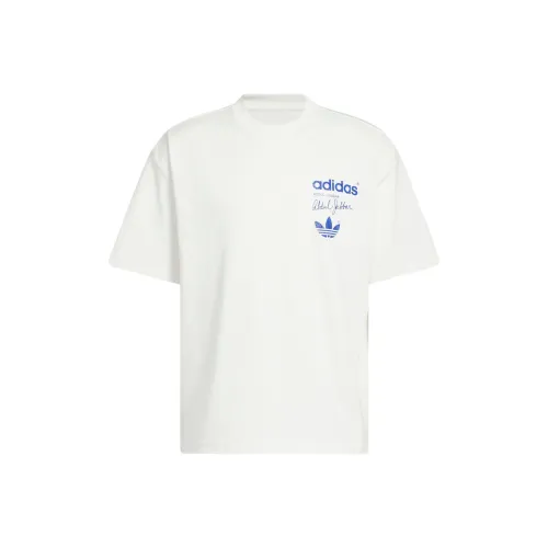 Adidas Originals JABBAR Kareem Skyhook T Рубашка Унисекс Облачный Белый